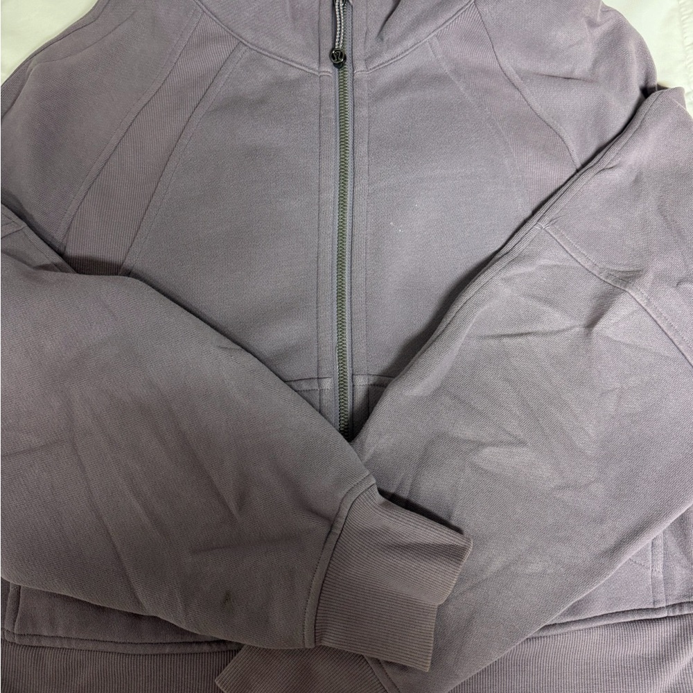 Women’s Lululemon Cropped Scuba  Lavender Jacket